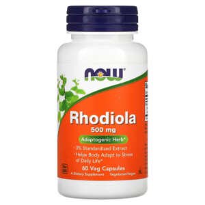 NOW Foods, Rhodiola, 500 mg, 60 Veg Capsules