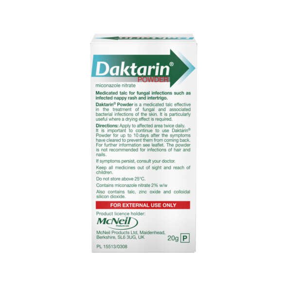 Daktarin (Miconazole) Powder 20g - Image 3