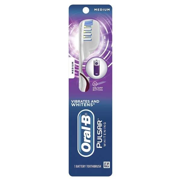 Oral B Battery Toothbrush (Pulsar 3D White Luxe) 1’s