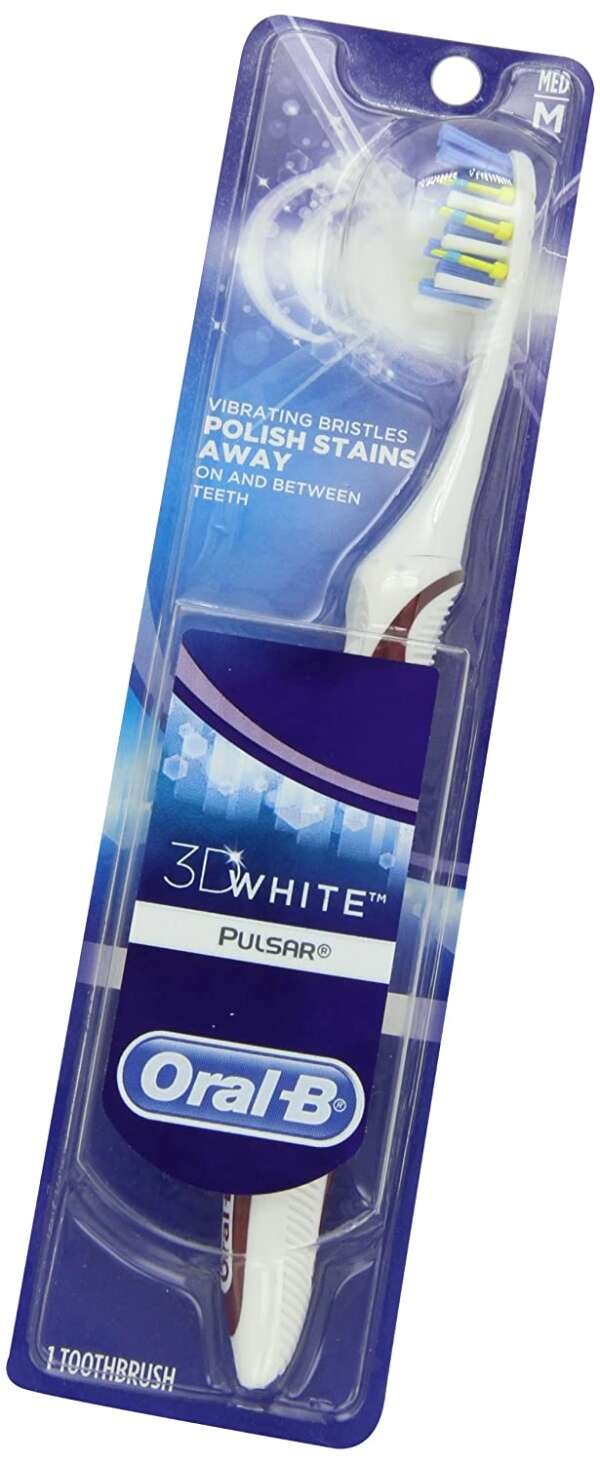 Oral B Battery Toothbrush (Pulsar 3D White Luxe) 1’s - Image 8