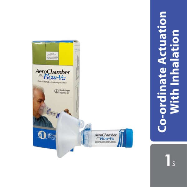 AeroChamber Plus Flow-Vu Adult (Blue)