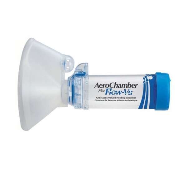 AeroChamber Plus Flow-Vu Adult (Blue) - Image 2