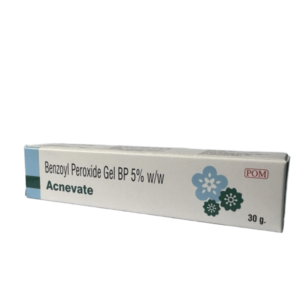 Acnevate (Benzoyl Peroxide gel BP 5% w/w) Gel 30g