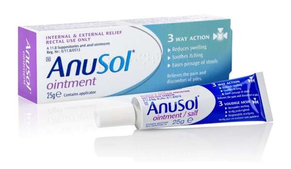 Anusol Ointment for internal and external piles 25g