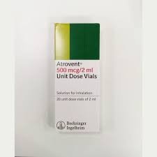 Atrovent nebulizer 500mcg/2ml vials (solution for inhalation)