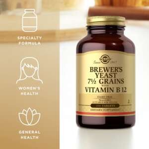 Solgar Brewer’s Yeast 7.5 Grains with Vitamin B12 250’s