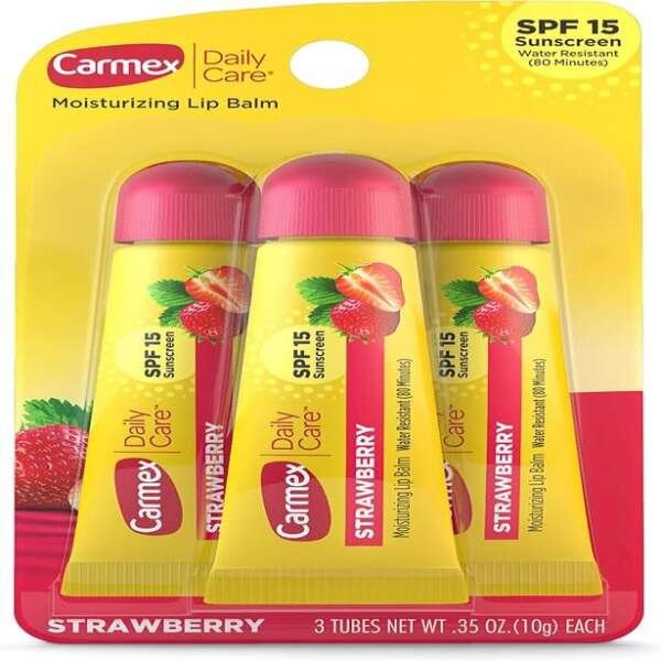 Carmex Moisturizing Lipbalm SPF15 10gms x 3’s (3in1 Tube)