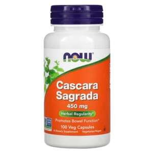 NOW Foods, Cascara Sagrada, 450 mg, 100 Veg Capsules
