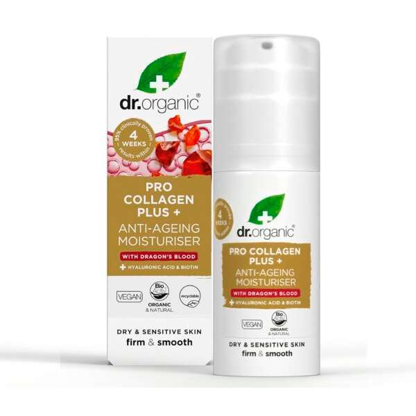 Dr Organic Pro Collagen Anti-Ageing moisturiser with Dragons Blood 50ml