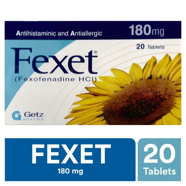 Fexet 180mg Tablets 20’s