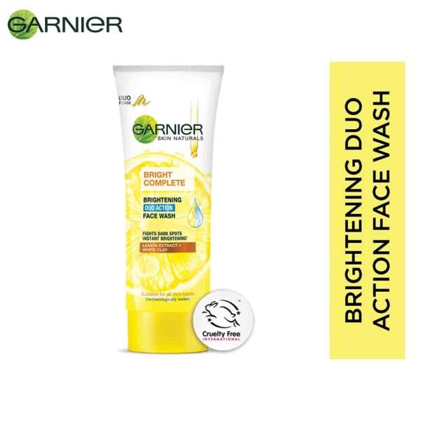 Garnier Bright Complete BRIGHTENING DUO ACTION Face Wash 100g
