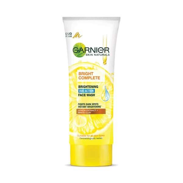 Garnier Bright Complete BRIGHTENING DUO ACTION Face Wash 100g - Image 2