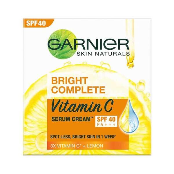 Garnier Bright Complete VITAMIN C SPF40/PA+++ Serum Cream 45g