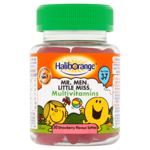 Haliborange -Mr Happy & Little Miss Multivitamins Strawberry Softies 30’s 3-7 yrs