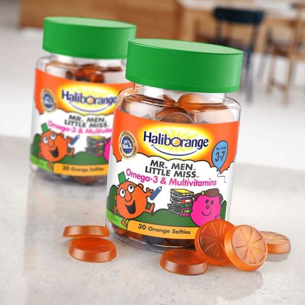 Haliborange MR. MEN LITTLE MISS Omega 3 & Multivitamins 30 Orange Flavour Softies