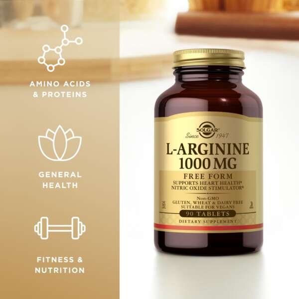 Solgar L-Arginine 1000 mg Tablets 90’s