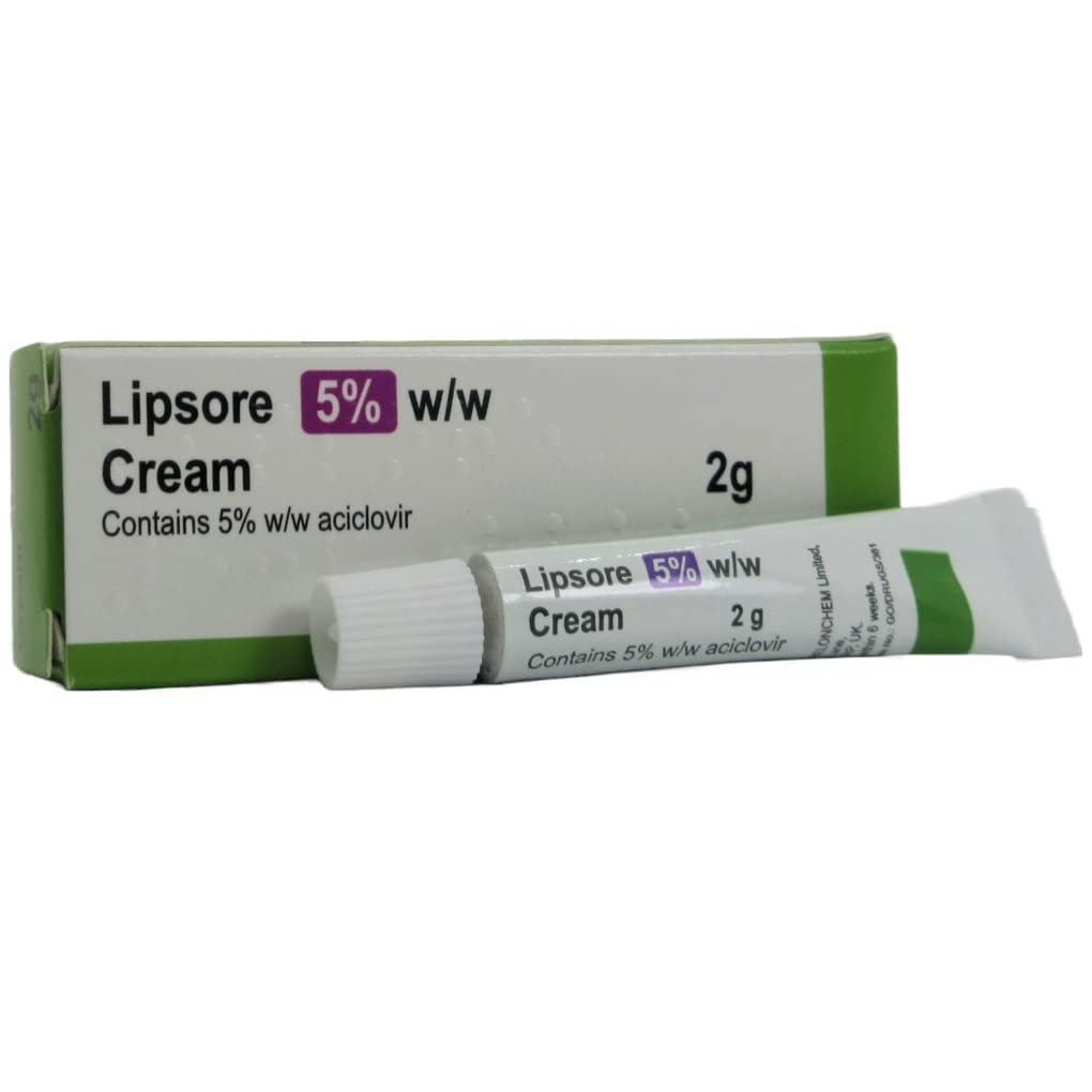 Lipsore – Acyclovir 5% Cream 2g