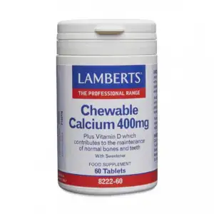 Lamberts Chewable Calcium 400mg 60’s