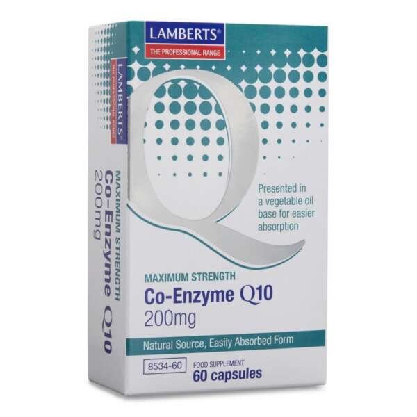 Lamberts Co-Enzyme Q10 200mg 60’s