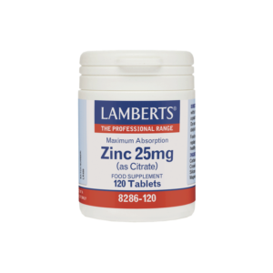 Lamberts Zinc (as Citrate) 25mg Tablets 120’s