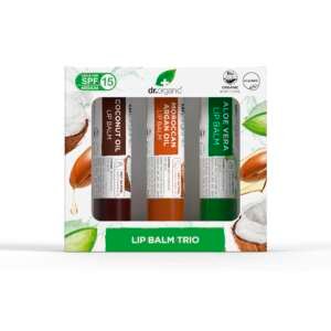 Dr. Organic Lip Balm Trio Gift Set