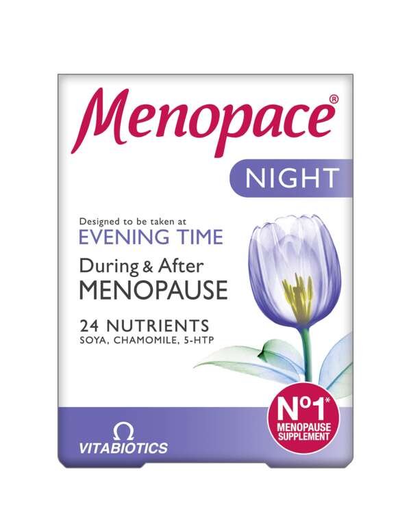 Vitabiotics Menopace Night – 30 Tablets