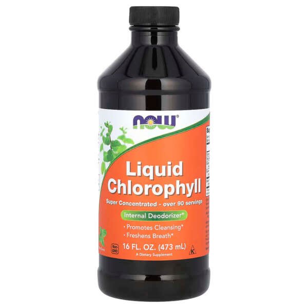 NOW Foods, Liquid Chlorophyll, Mint  473ml
