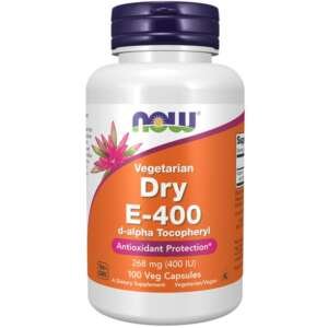 Now Foods Vitamin E-400 Veg Capsules 100’s