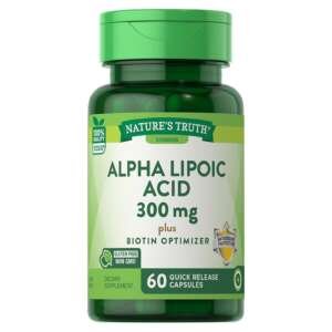 Nature’s Truth Alpha Lipoic Acid 600mg plus Biotin Optimizer QR Capsules 60’s