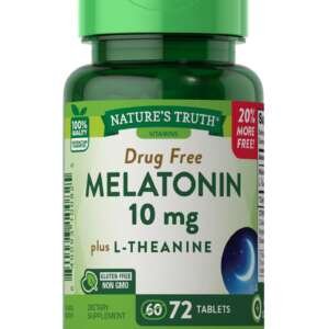 Nature’s Truth Melatonin 10mg plus L-Theanine tablets 72’s