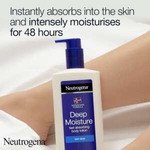 Neutrogena Deep Moisture Fast Absorbing Body Lotion for Dry Skin 250ml