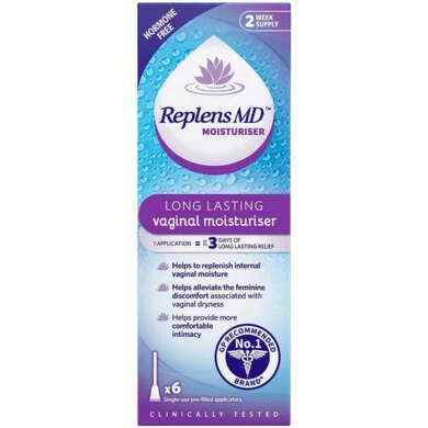 REPLENS MD VAGINAL MOISTURISER 6`S