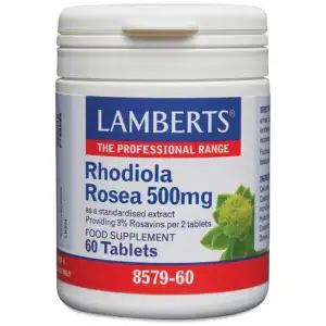 Lamberts Rhodiola Rosea 500mg 60 tabs