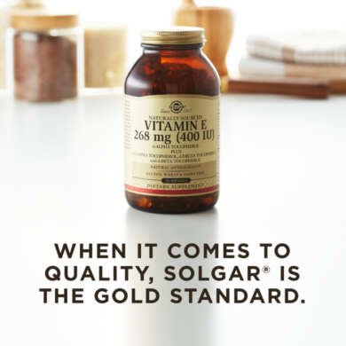 Solgar’s Vitamin E 400 IU capsules 50’s