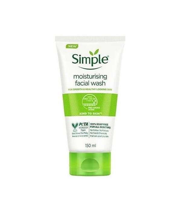 Simple KTS Moisturising Facial Wash (100% Soap Free) 150ml