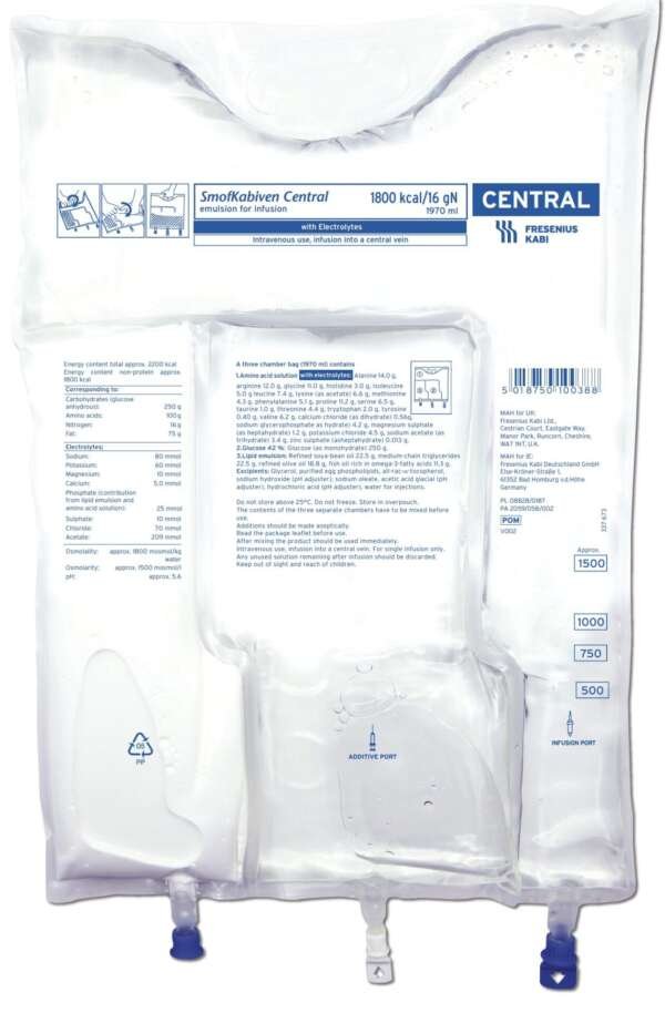 SMOF Kabiven Peripheral 1904ml