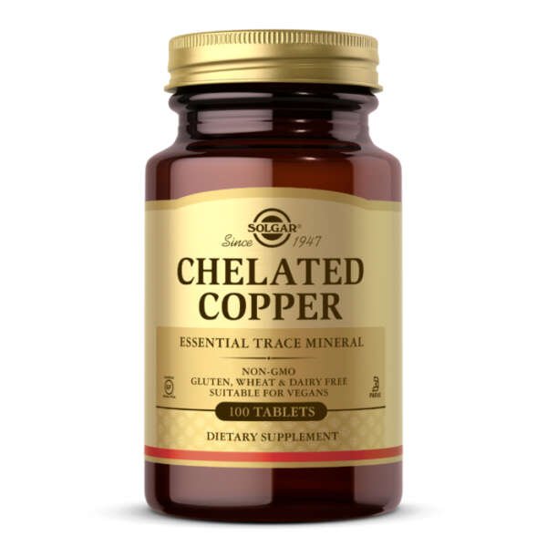 Solgar Chelated Copper Tablets 100’s