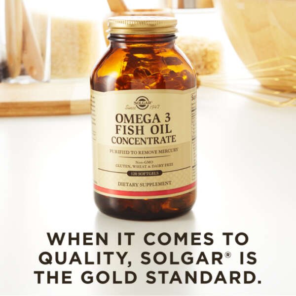 Solgar Omega-3 Fish Oil Concentrate Capsules 120’s