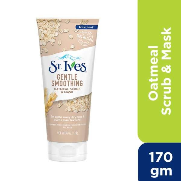 St. Ives Gentle Smoothing Oatmeal Scrub & Mask 170gms