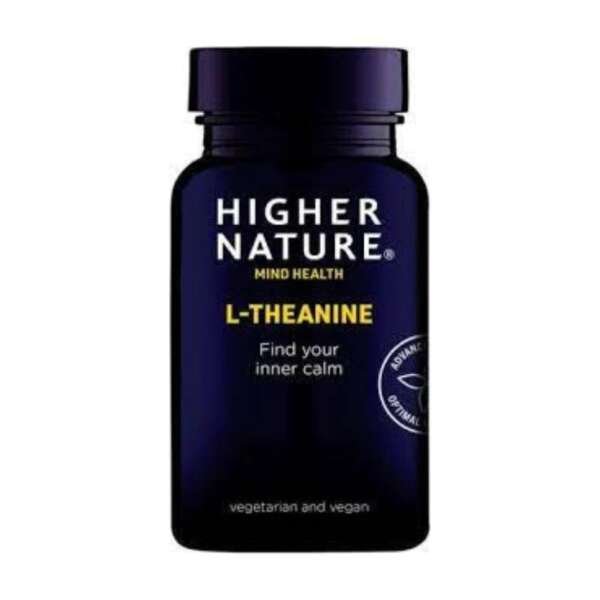 Higher Nature Theanine 100mg Caps 30’s