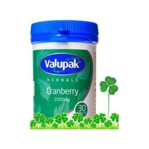 Valupak Cranberry 2000mg Tablets 30’s