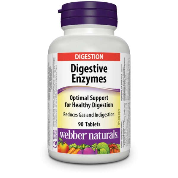 Webber Naturals Digestive Enzymes tablets 90’s