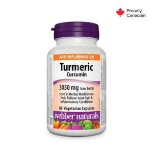 Webber Naturals Turmeric Curcumin 3050mg Veg Capsules 60’s