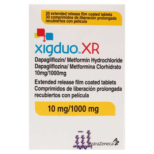 Xigduo XR 10mg/1000mg Tablet 30 pack - Image 2