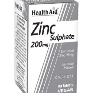 HealthAid Zinc Sulphate 200mg 90Tablets