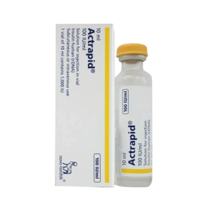 ACTRAPID 100IU SOL/REG 10ML