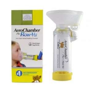 Aerochamber Plus spacer device, Child, Medium, Yellow