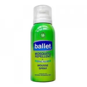 Ballet Mousse SPRAY Mosquito Repellent & Sting Relief 100ml