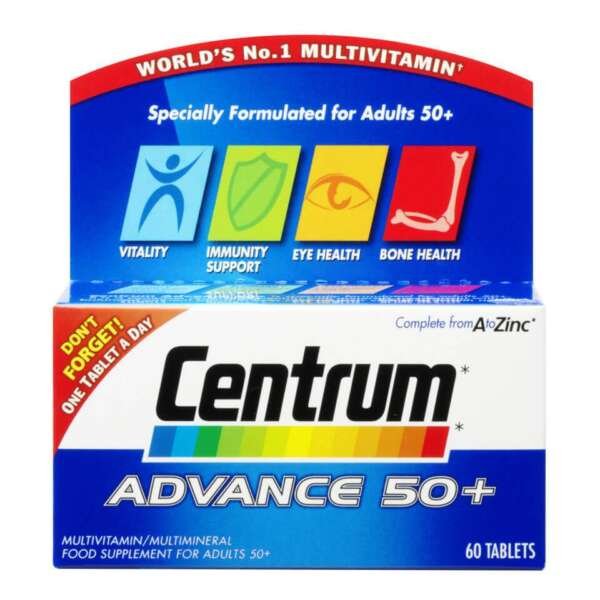 Centrum Advance 50+ Tablets 60’s - Image 4