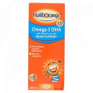 Haliborange Omega-3 Dha Brain Support Orange Flavoured Syrup 3-12 Years – 300ml